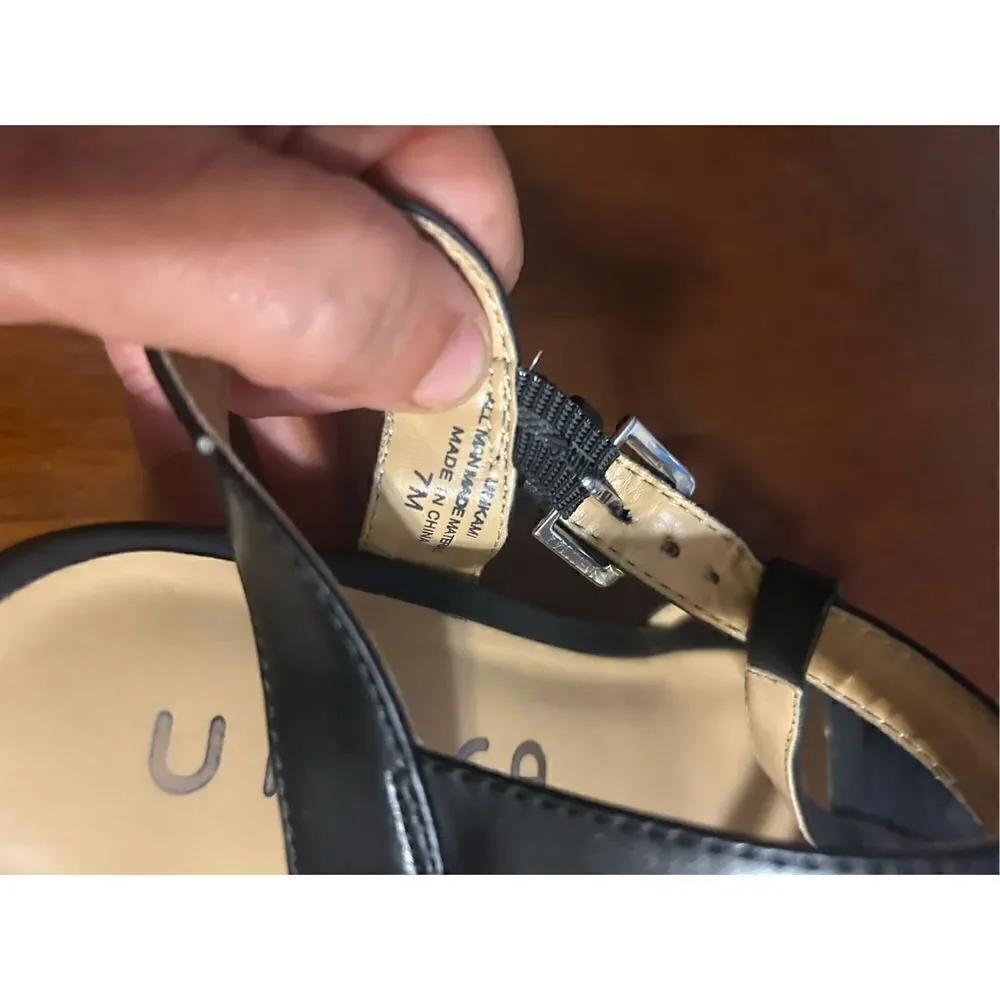 Unisa strappy wedges size 7
